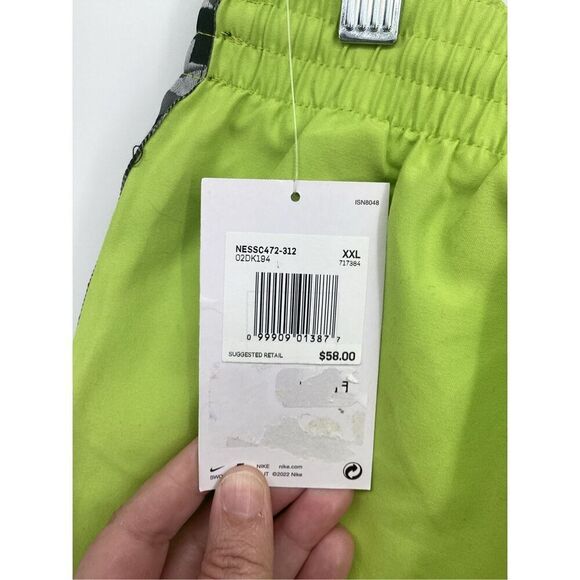 NWT‎ Men's Nike Swim Trunks- XXL Green 2XL - Picture 3 of 5